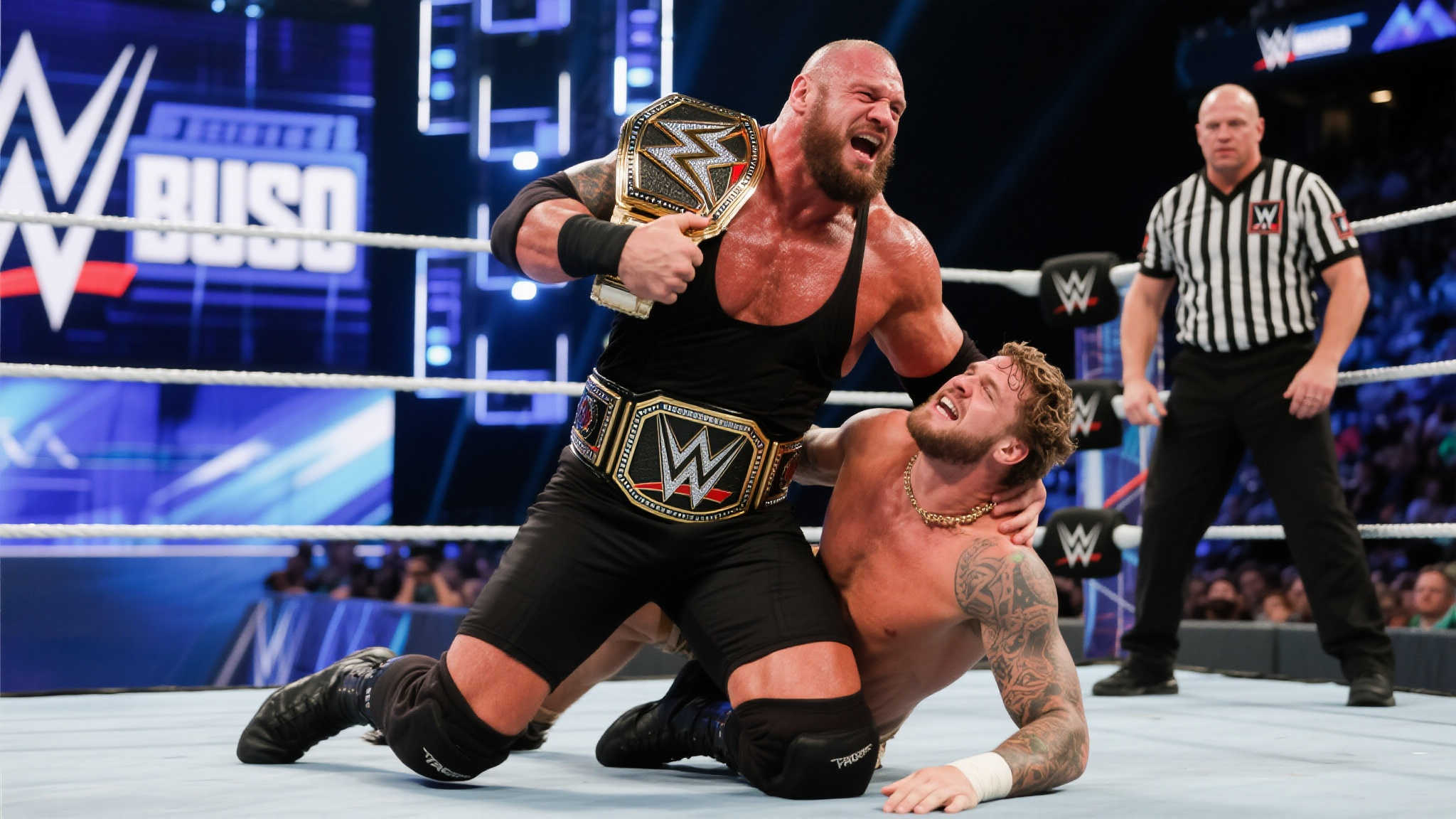 罗根保罗一拳击倒世界重量级冠军杰乌索 罗根保罗一拳击倒世界重量级冠军杰乌索