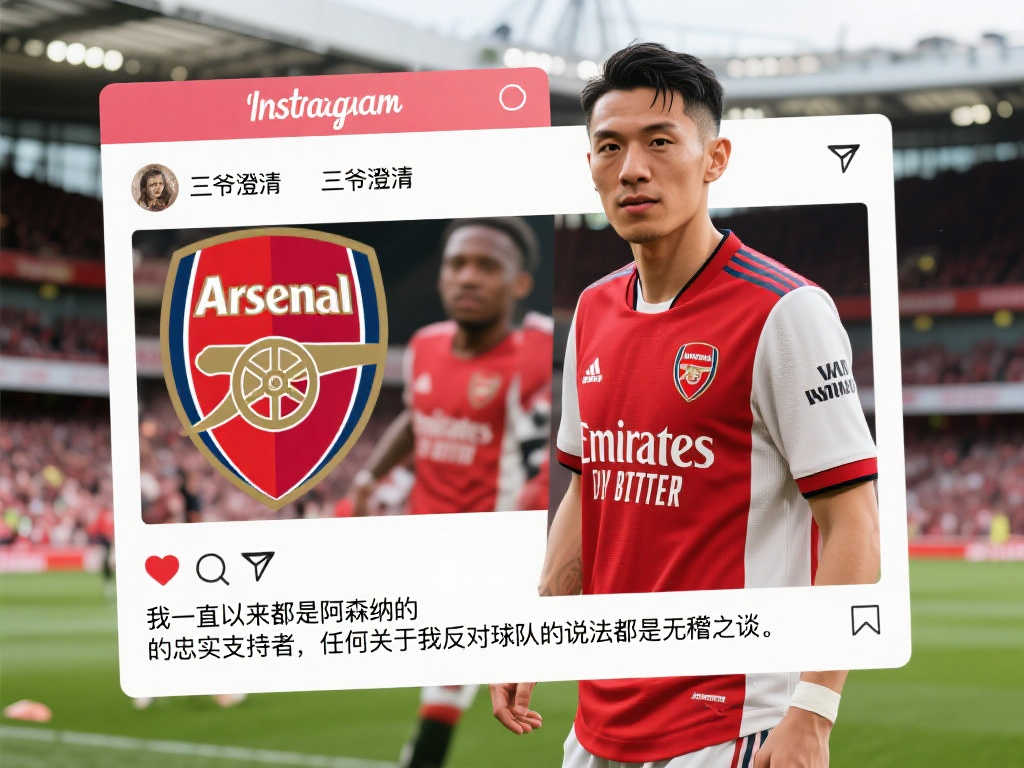 三爷ins表态：深爱阿森纳，驳斥反对传闻